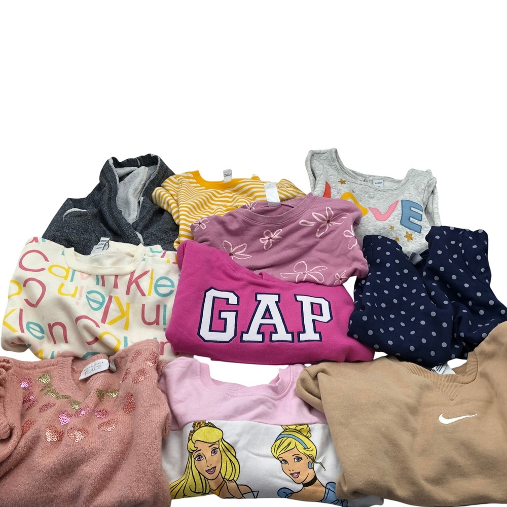 Girls 4T Sweatshirts Sweaters BUNDLE Disney Princess Nike Gap Old Navy Hoodie